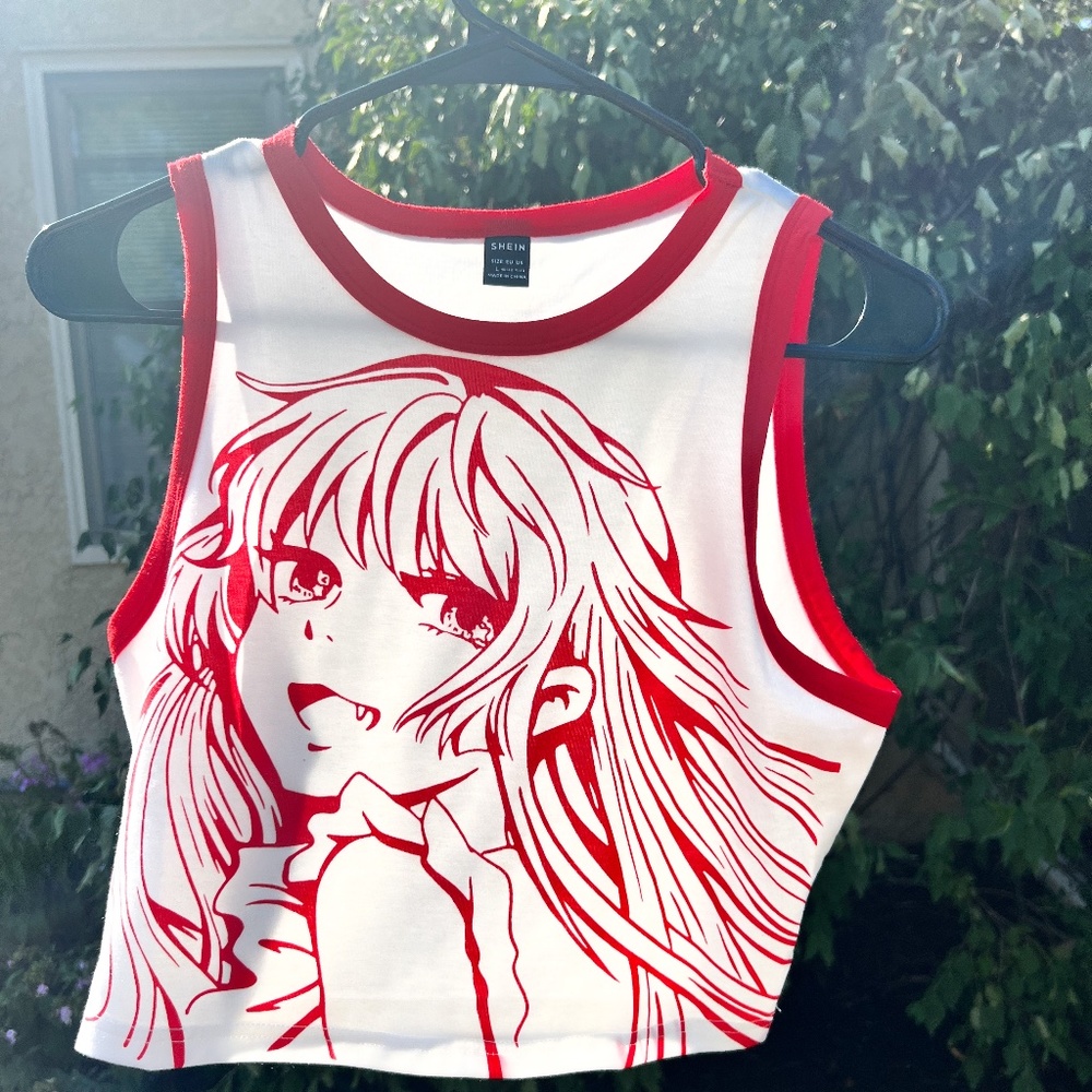 SHEIN Anime Tank Top